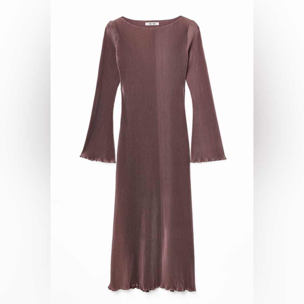NEW Na-kd plisse dress